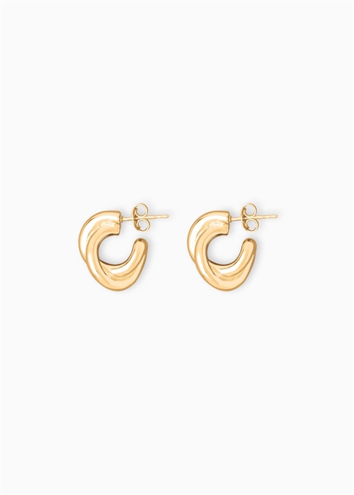 LIE STUDIO THE DIANA EARRINGS GOLD PLATED